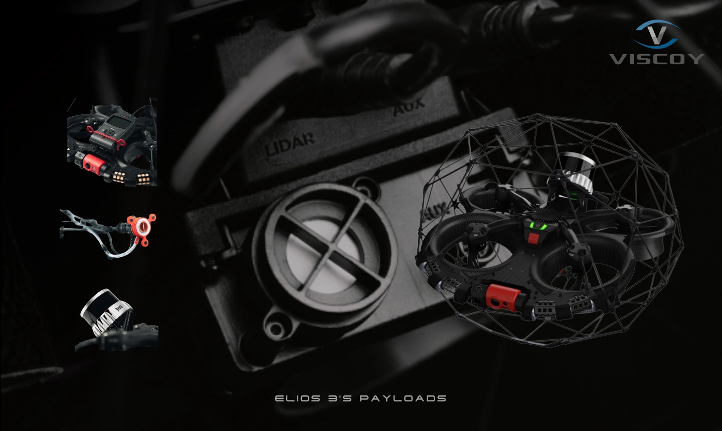 Flyability's Elios 3 Drone Payloads