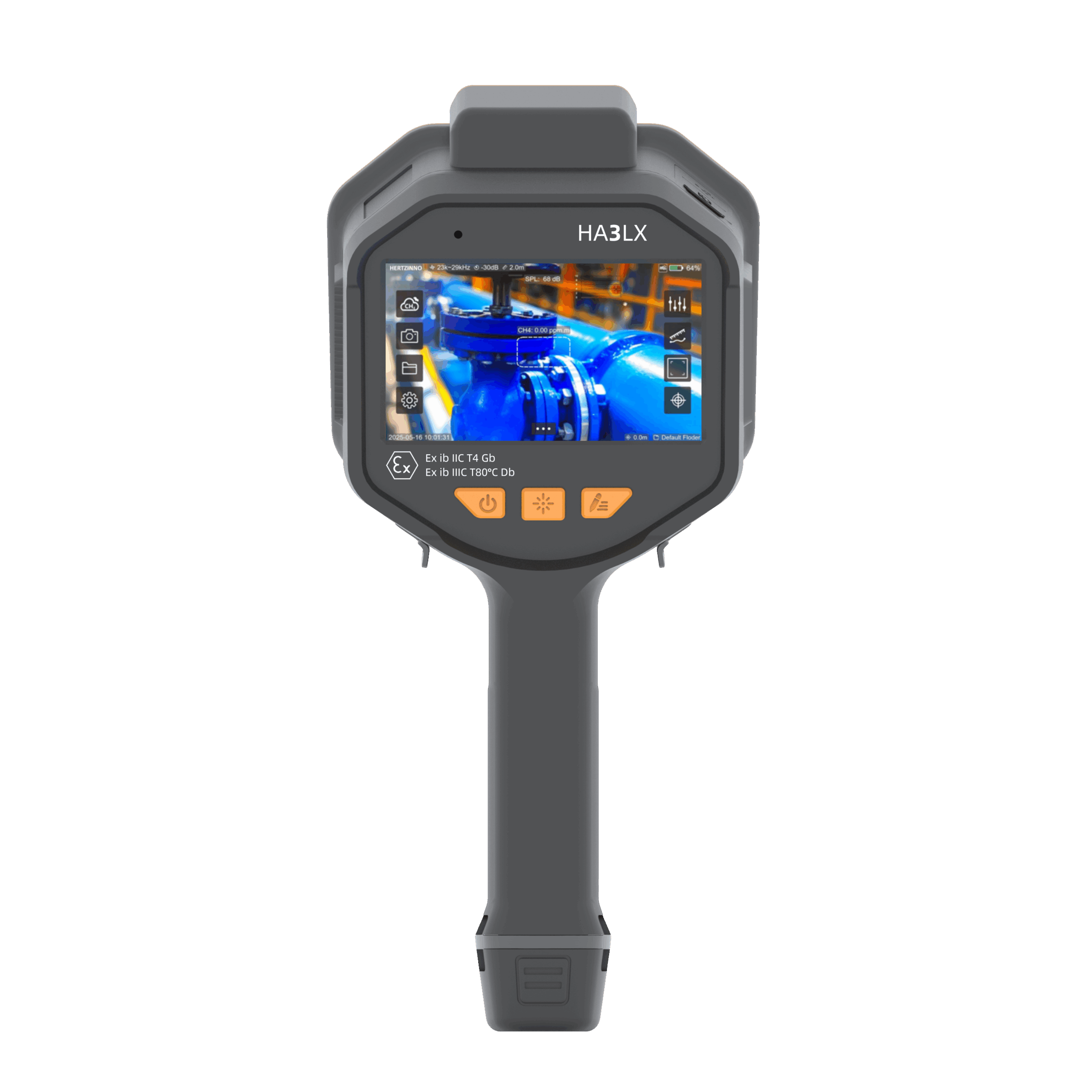 Hertzinno HA3LX Acoustic & Methane Laser Camera